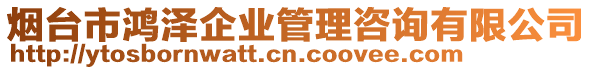 煙臺(tái)市鴻澤企業(yè)管理咨詢有限公司