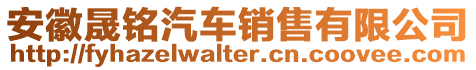 安徽晟銘汽車銷售有限公司