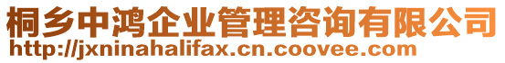 桐鄉(xiāng)中鴻企業(yè)管理咨詢有限公司