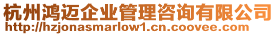 杭州鴻邁企業管理咨詢有限公司