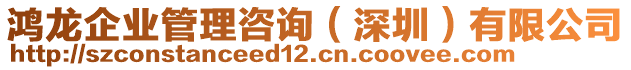 鴻龍企業管理咨詢(深圳)有限公司