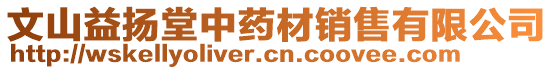 文山益揚(yáng)堂中藥材銷售有限公司