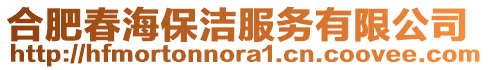 合肥春海保潔服務(wù)有限公司