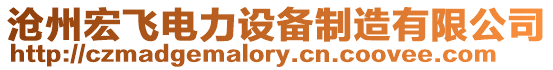 滄州宏飛電力設備制造有限公司