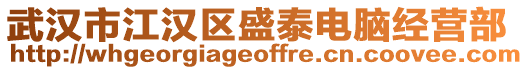 武漢市江漢區(qū)盛泰電腦經(jīng)營(yíng)部