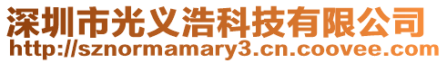 深圳市光義浩科技有限公司