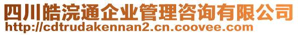 四川皓浣通企業(yè)管理咨詢有限公司