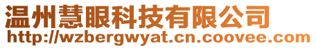 溫州慧眼科技有限公司