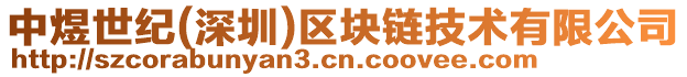 中煜世紀(jì)(深圳)區(qū)塊鏈技術(shù)有限公司