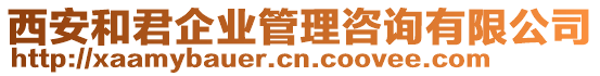 西安和君企業(yè)管理咨詢有限公司