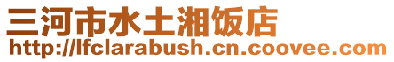 三河市水土湘飯店