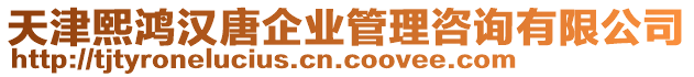 天津熙鴻漢唐企業管理咨詢有限公司