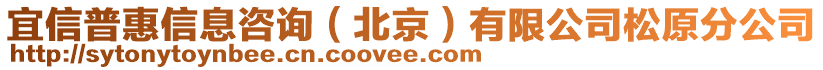 宜信普惠信息咨詢（北京）有限公司松原分公司