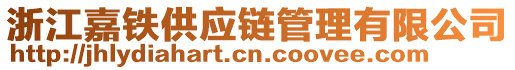 浙江嘉鐵供應(yīng)鏈管理有限公司