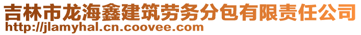 吉林市龍海鑫建筑勞務(wù)分包有限責(zé)任公司