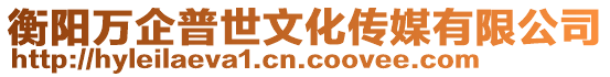 衡陽萬企普世文化傳媒有限公司