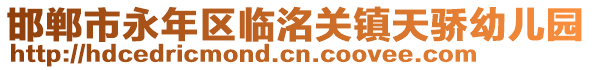 邯鄲市永年區臨洺關鎮天驕幼兒園