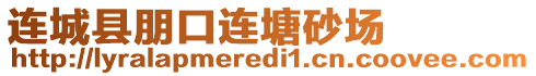 連城縣朋口連塘砂場