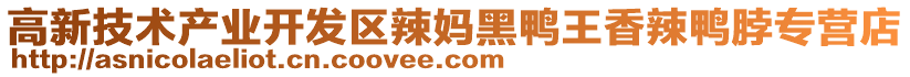 高新技術產業開發區辣媽黑鴨王香辣鴨脖專營店