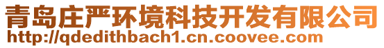 青島莊嚴環(huán)境科技開發(fā)有限公司