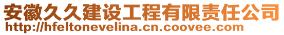 安徽久久建設工程有限責任公司