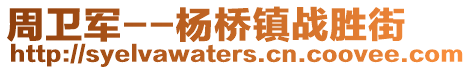 周衛(wèi)軍--楊橋鎮(zhèn)戰(zhàn)勝街