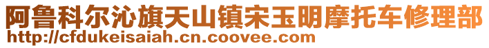 阿魯科爾沁旗天山鎮宋玉明摩托車修理部