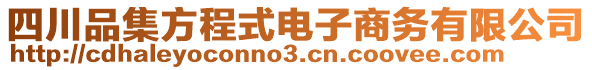 四川品集方程式電子商務有限公司