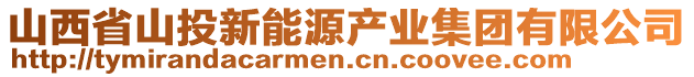 山西省山投新能源產(chǎn)業(yè)集團有限公司