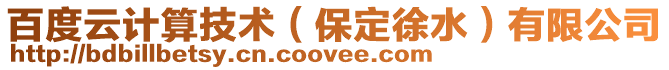 百度云計(jì)算技術(shù)(保定徐水)有限公司
