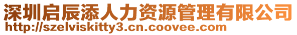 深圳啟辰添人力資源管理有限公司