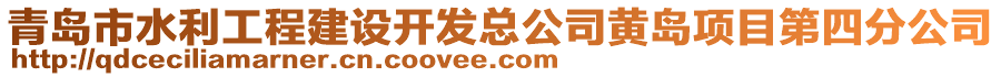 青島市水利工程建設(shè)開(kāi)發(fā)總公司黃島項(xiàng)目第四分公司