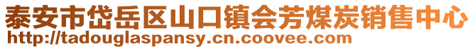 泰安市岱岳區(qū)山口鎮(zhèn)會芳煤炭銷售中心