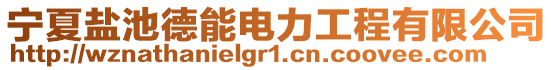 寧夏鹽池德能電力工程有限公司