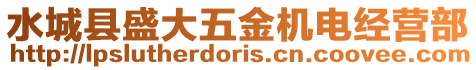 水城縣盛大五金機電經營部