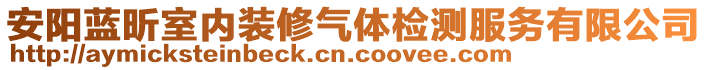 安陽(yáng)藍(lán)昕室內(nèi)裝修氣體檢測(cè)服務(wù)有限公司