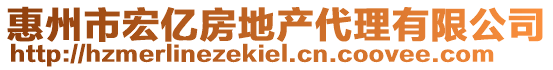 惠州市宏億房地產(chǎn)代理有限公司