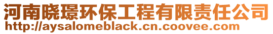 河南曉璟環保工程有限責任公司
