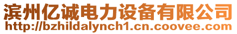 濱州億誠電力設備有限公司