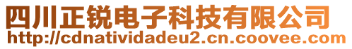 四川正銳電子科技有限公司