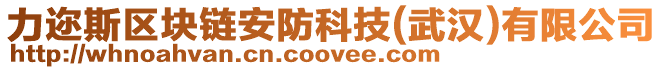 力邇斯區塊鏈安防科技(武漢)有限公司