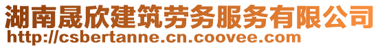 湖南晟欣建筑勞務(wù)服務(wù)有限公司