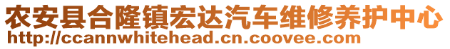 農安縣合隆鎮宏達汽車維修養護中心