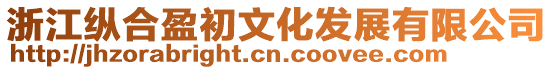 浙江縱合盈初文化發展有限公司