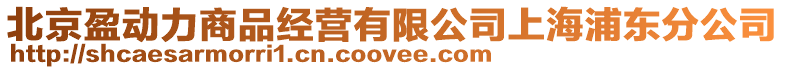 北京盈動力商品經營有限公司上海浦東分公司