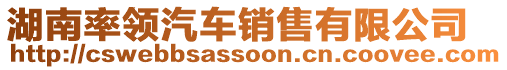 湖南率領汽車銷售有限公司