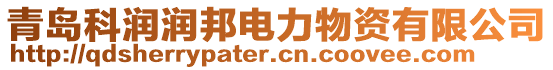 青島科潤潤邦電力物資有限公司