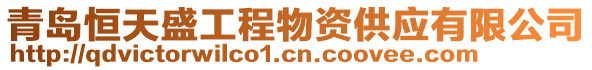 青島恒天盛工程物資供應有限公司