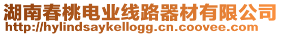 湖南春桃電業線路器材有限公司