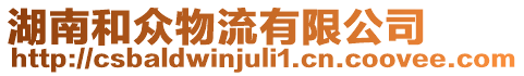 湖南和眾物流有限公司
